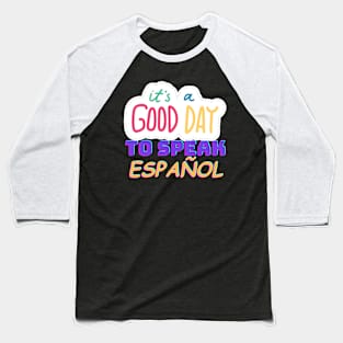 Speak Spanish Baseball T-Shirt